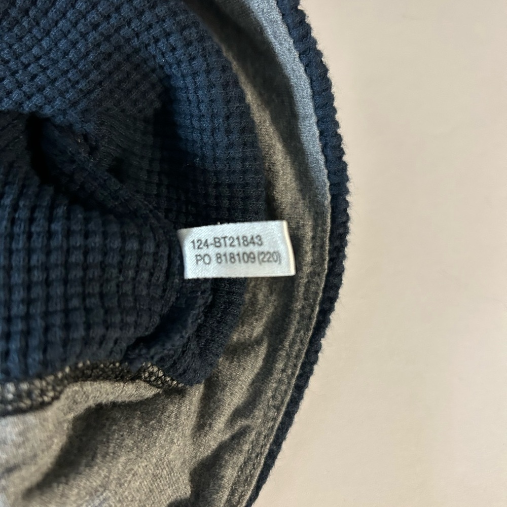 Tommy Bahama Blue 1/4 Zip Waffled Pullover w/‎ padded elbows - Picture 4 of 7